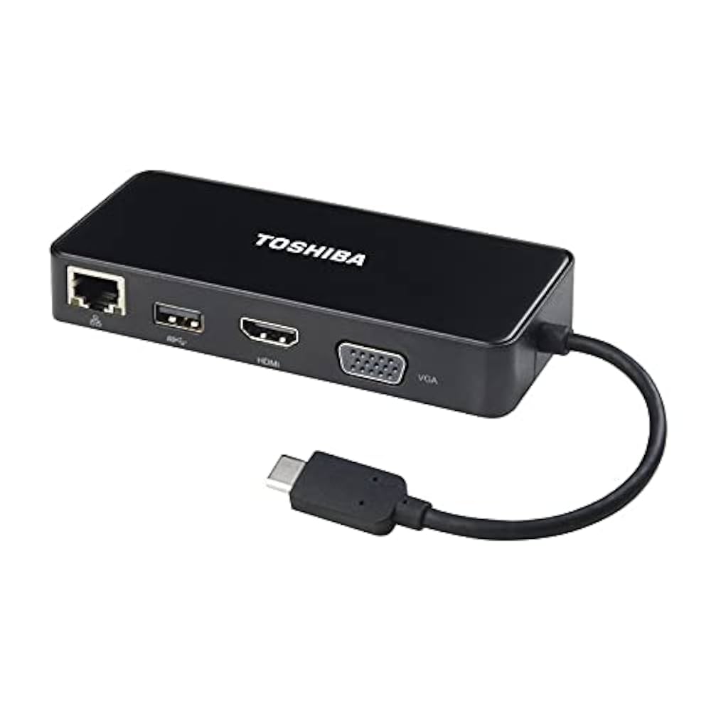 Amazon.com: Toshiba USB-C to HDMI/VGA Travel Adapter - for